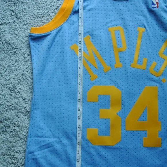 NWT Shaquille O'Neal Los Angeles Lakers Mitchell & Ness MPLS Jersey Large - Picture 10 of 11